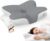50D Orthopädisches Nackenkissen mit Memory-Schaum | EU-Geschmacksmusterpatent und Zertifizierungen | 2 Anti-Pilling-Bezüge | Verhindert und lindert Nackenschmerzen | Für alle Schlafpositionen (Grau/Weiß)