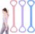 3 Stück Grip Elastic Zugseile, 45 cm Pilates Squat Chest Expander, Muskeltraining Extender, Figur 8 Widerstandsbänder, Übungsbänder Pilates Stretchbänder für Finesstraining Gymnastik Yoga Pilates