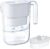 Waterdrop Elfin Kühlschrank-Wasserfilterkrug mit 3-Monats-Filter, 2,5 l, reduziert Fluorid, Chlor und mehr, NSF-zertifiziert, BPA-frei, Weiß (Ersatzfilter: WD-PF-01A Plus)