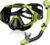 Schnorchel-Set für Erwachsene, Antibeschlag-Schwimmbrille aus gehärtetem Glas und Trockenschnorchel für Damen und Herren, Schnorchelausrüstung zum Schwimmen, Tauchen und Schnorcheln