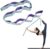 Stretchband mit 11 Schlaufen, Yoga-Stretchband, Yoga-Stretchgurt, Fitnessbänder, Yoga-Stretchgurt, Yoga-Gurt mit Schlaufen für Pilates, Tanz, Gymnastik, effektives Dehnen