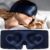 3D-Schlafmaske aus Seide mit Augenmuscheln – Verdunkelungs-Schlafmaske für Männer und Frauen – Augenmasken zum Schlafen überall – Verdunkelungs-Augenmaske, Augenschlafmaske aus Maulbeerseide für Frauen