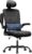 naspaluro Ergonomischer Bürostuhl mit klappbaren Armlehnen, dynamische Lordosenstütze, höhenverstellbarer Bürostuhl mit 120°-Wippfunktion, Upgrade Schwarz