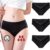 Periodenunterwäsche Damen Damen Höschen Menstruation Postpartum Baumwolle Periodenunterwäsche Inkontinenz (3er Pack, M)