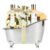 SPA LUXETIQUE Geburtstagsgeschenk für Frauen, Bade-Geschenkset, 8-teiliges Vanille-Duft, Beauty-Spa-Set für Frauen mit dekorativer Badewanne, Wellness-Set für Frauen, Weihnachtsgeschenke, Muttertagsgeschenk, Valentinstag