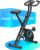 MERACH faltbarer Heimtrainer mit LCD-Monitor, magnetischer Ergometer-Heimtrainer mit bequemem Sitzkissen, Fitnessräder für zu Hause, platzsparend, 136 kg