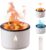 Vulkan Luftbefeuchter, Flammen-Aroma-Diffusor: 360 ml, Aromatherapie-Luftbefeuchter, 2 Nebelmodi, Luftbefeuchter, ferngesteuerter Öl-Kaltnebel-Diffusor mit Nachtlicht für Zuhause, Fitnessstudio