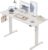Agilestic höhenverstellbarer Schreibtisch 120 x 60 cm, robuster Schreibtisch, höhenverstellbar, elektrisch mit Memory-Handsteuerung, ergonomischer Stehsitztisch, Computertisch, weiß