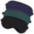 3 Stück Schlafmasken, Schlafmasken mit verstellbarem Gummiband für Damen, Herren und Kinder, weiche Verdunkelungs-Nachtmaske, Schlafmaske, zum Schlafen, Nickerchen, Flug, Meditation, Reisen