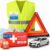 3in1 Erste-Hilfe-Set & Warnweste & Warndreieck – Geprüft & Aktueller Standard – Autozubehör-Set 2026 – Auto-Verbandset Auto-Set – Auto-Verbandsset Pannenset & Unfall (3-in-1-Set)
