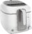 Tefal FR3100 Super Uno Access Fritteuse | Fassungsvermögen: 2,2 Liter, spülmaschinenfeste Teile, Antihaftbeschichtung, Geruchsfilter, herausnehmbarer Behälter, weiß/grau
