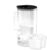 Wessper Wasserfilterkanne mit LED-Anzeige, 2 Liter, Glaskaraffe, kompakte Wasserkanne mit 2er-Kartuschen-Set, Aktivkohlefilter, BPA-frei, schwarz