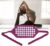 Sonew Strap Akupressurmatte, Stressabbau-Massagematte, entspannender Stressabbau, blumenförmige Akupressur-Massagematte für Erwachsene zu Hause
