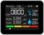 Interaktiver Luftqualitätsmonitor mit Farbdisplay, WLAN-Thermometer und Hygrometer für Smart App, 12 Funktionen, Alarmfunktion, CO2-Detektor für Zuhause und Büro, tragbar (weiß)