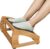 StrongTek Ergonomische Fußstütze unter dem Schreibtisch, 3 höhenverstellbar, Büro-Fußstütze aus Holz, große rutschfeste Oberfläche, verbessert Körperhaltung und Durchblutung, bis zu 400 Pfund (natürlich)