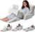 9PCS Orthopädische Bett Keil Kissen Set, Post Chirurgie Schaum Kissen für Körper, Rücken und Beine Schmerzlinderung, Justierbare Stützkissen mit Säure Reflux Schlafkissen Bed Wedge Pillow Hellgrau