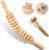 ACWOO Holz-Faszienrolle, 2 Stück Holz-Massagerolle, Anti-Cellulite-Massagegerät für Muskelentspannung, Körperformung, Gua-Sha-Massage