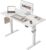 Agilestic höhenverstellbarer Schreibtisch 100 x 60 cm, robuster Schreibtisch, höhenverstellbar, elektrisch mit Memory-Handsteuerung, ergonomischer Stehsitztisch, Computertisch, weiß