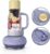 Ninja BlendBoss DB351UKPR Mixer mit tragbarem Becher, persönlicher Mixer mit abnehmbarem Reisebecher, 3 automatisch voreingestellte Modi, Lavendel-Limonade