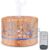 500 ml Aroma-Diffusor, Aroma-Diffusor für ätherische Öle, Luftbefeuchter, Aromatherapie-Öle-Diffusor, BPA-frei, mit Timer, 7 LED-Lichtfarben für Zuhause, Schlafzimmer, Büro, Yoga, Fischmuster