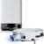 ECOVACS Deebot T80 Omni Roboterstaubsauger mit Wischfunktion, 18.000 Pa, OZMO Roller Wischwalze mit kontinuierlicher Frischwasser-Selbstreinigung, ZeroTangle 3.0, Wischwäsche mit 40–75 °C heißem Wasser, Weiß