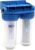 Naturewater NW-BR10B3 2-stufiger Wasserfilter, Doppelfilter, 5 µ, 32,89 mm (1 Zoll), Durchmesser 62 mm PP-Kartusche, Filterwandhalterung, Filterschlüssel, Sedimentfilter, Aktivkohleblock