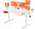 ErGear Elektrisch höhenverstellbarer Schreibtisch 140 x 70 cm, Schreibtisch höhenverstellbar mit 4 Memory-Funktionen, Gaming-Tisch mit 4-teiliger Tischplatte