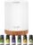 ASAKUKI Aromadiffusor mit ätherischen Ölen Set, 300 ml Aromatherapie-Luftbefeuchter mit 6 x 10 ml Ölen Set, 14 LED-Farben & automatische Abschaltung, Geschenk