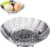 Aomig Dampfgareinsatz für Töpfe, verstellbarer Dampfgarer aus Edelstahl, (14 cm – 23 cm) Dampfgareinsatz, faltbarer Dampfgareinsatz, Gemüsedampfgarer, Gemüsedampfgarer für Kochtöpfe und verschiedenes Kochen