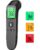 Kontaktloses Fieberthermometer, Stirnthermometer mit sofort genauen Messwerten, Fieberalarm, LCD-Display und 35 Speichersperren, digitales Infrarot-Thermometer für Kinder und Erwachsene (Tiefschwarz)