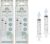 Nasenspritzen für Babys, 4er Pack, Nasenreinigung und Nasenspülung, wiederverwendbar und Bisphenolfrei, ab 4 Monaten