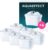 AQUAEFFECT MAX+ Wasserfilterkartuschen 6er Pack – Filterkartuschen für Wasserfilterkannen, passend für viele handelsübliche Filterkannen, gegen Kalk & Chlor