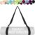 TECEUM Premium Yogamatte Tragegurt – Extra Weich & Dick aus Baumwolle – Hautfreundlich & Rutschfest – Verstellbarer Mattenhalter Yoga Mat Strap für alle Matten (Matte nicht enthalten)