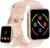 HUAKUA Smartwatch mit Telefonfunktion für Damen und Herren, über 100 Sportmodi, Fitnessuhr mit Herzfrequenzmesser, SpO2-Messung, Schlafüberwachung, Nachrichten für Android iOS