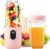 Tragbarer Mixer, 500 ml Smoothie Maker to Go, 16-Blatt Mini Standmixer, 1200 Mah, tragbarer Mixer mit Digitalanzeige Mini Smoothie Mixer für Babynahrung Saft Marmelade Shake Smoothie, Rosa