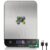 Wiederaufladbare digitale Küchenwaage, USB C elektronische Küchenwaage, 15 kg, hochpräzise 1 g/0,1 oz Lebensmittelwaage, professionell mit harter Funktion, Batterien im Lieferumfang enthalten (A)