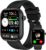 Smartwatch Herren Damen 2 Zoll Fitnessuhr IP68 Wasserdicht Bluetooth Uhr Damen Smartwatch mit Schrittzähler, Schlaftracking, SOS, Benachrichtigung, 110+ Sportmodi, Wetter (Schwarzes Einzelarmband)