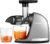 AMZCHEF Slow Juicer Gemüse und Obst, professioneller Entsafter mit leisem Motor & Rückwärtsfunktion & Saftkrug & Reinigungsbürste (150 Watt/Silber)