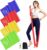 Fokky Fitnessbänder 4er-Set, Resistance Bands 2M Fitnessband, Gymnastikband mit 4 Stufen, Widerstandsbänder Fitnessbänder Gummiband für Muskelaufbau, Yoga, Pilates für Männer und Frauen