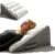 Keilkissen für Bett und Sofa, doppeltes Lesekissen für Rückenkissen, Betterhöhung, Rückenstützkissen, Lesekissen aus hochdichtem Schaumstoff für Rücken, Beine und Knie beim Spielen (unabhängig)