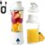 Smoothie Maker to Go, 700 ml elektrischer USB-Entsafter, Mini-Standmixer und Smoothie-Maker mit sechs Klingen, Mixer Smoothies Maker, tragbarer Mixer für Shakes und Smoothies, Saft (weiß)