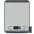 NUTRI FIT Digitale Küchenwaage aus Edelstahl, ultraflache elektronische Kochwaage Lebensmittelwaage, 4 Einheiten, 5kg/11lb, LCD-Anzeige, AAA Batterien-Silbergrau