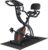 Sportneer Heimtrainer Fahrrad Klappbar, 4-in-1 Ergometer Heimtrainer, Spinning Bike Indoor mit 16 Widerstandsstufen, Ergometer Klappbar mit LCD-Display & Handpulssensoren, Für Anfänger & Profis