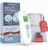 Fieberthermometer, berührungslos für Stirn und Ohr, Alterspräzision, Farbdisplay, Speicher für Babys/Kinder/Erwachsene, 3 in 1 Meter