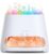 SALKING Aroma-Diffusor mit Salt Range Pakistan Light, 7 Farben LED-Flammeneffekt-Diffusor für ätherische Öle, Ultraschall-Aromatherapie-Luftbefeuchter, automatische Abschaltung, 150 ml (RGB-Weiß)
