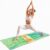 Yosana Yogamatte aus Naturkautschuk – rutschfeste, nachhaltige Yogamatte mit Mikrofaseroberfläche zur schnellen Aufnahme von Schweiß – maschinenwaschbare Sportmatte – 183 x 68 cm