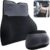 Lendenkissen-Set mit Kopfstütze, Memory-Schaum, Lendenkissen, Schmerzlinderung im unteren Rücken, Auto-Rückenkissen, Lendenwirbelstütze, ergonomisches Rückenstützkissen für Auto, Büro, Zuhause