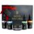 Luxuriöses Anti-Aging Bio-Geschenkset 5 x 30 ml – Hyaluronsäure-Serum + Hyaluron-Creme + Aloe Vera Gel + Vitamin ACE Serum + Arganöl – ideales Geschenk für Frauen zum Muttertag – hergestellt in Deutschland