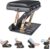 Fußstütze, Schreibtisch-Fußstütze, verstellbarer Fußhocker mit Massage, ergonomischer Höhenwinkel, verstellbar, für Büro und Zuhause (schwarz)