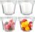 710 ml Glasbehälter mit Deckel, 4 Meal-Prep-Gläser, Glasschüssel mit Deckel, Glas-Suppenbehälter, Frischhaltedosen, Glas, spülmaschinenfest, mikrowellen- und gefriergeeignet, BPA-frei